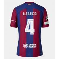 Barcelona Ronald Araujo #4 Hjemmebanetrøje 2023-24 Kortærmet